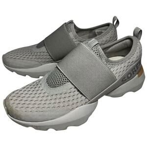Sorel Women’s Size 6 Dove Gray Moonstone Kinetic™ Impact Strap Front Sneakers